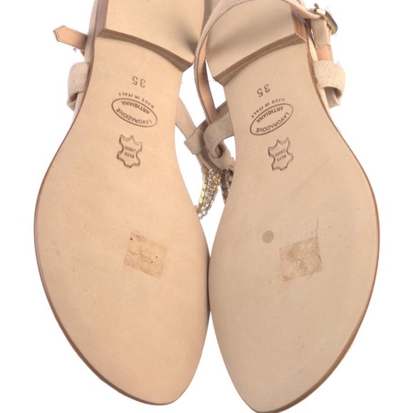 SIR the label Beige Sandals with Metallic Highlights - Picture 5 of 5